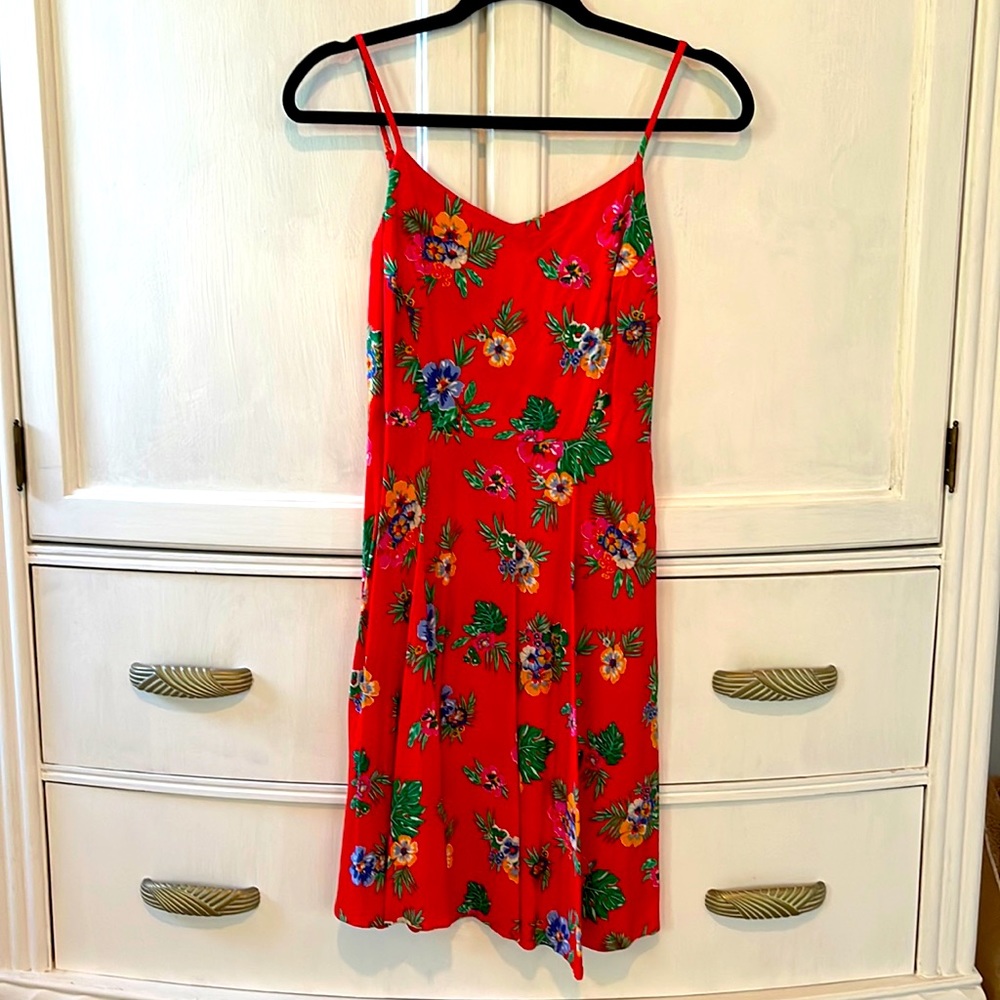 Spaghetti strap short dress